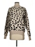 Francesca's 100% Polyester Animal Print Tan Pullover Sweater Size S - photo 1