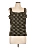 Evan Picone 100% Polyester Gold Sleeveless Top Size L - photo 1