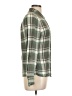 Francesca's Plaid Green Long Sleeve Button-Down Shirt Size M - photo 4