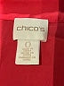 Chico's 100% Viscose Red 3/4 Sleeve Blouse Size S - photo 7