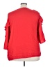 JunaRose 100% Viscose Red 3/4 Sleeve Top Size 24 - photo 2