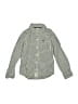 Carter's 100% Cotton Checkered-gingham Green Long Sleeve Button-Down Shirt Size 5 - photo 1