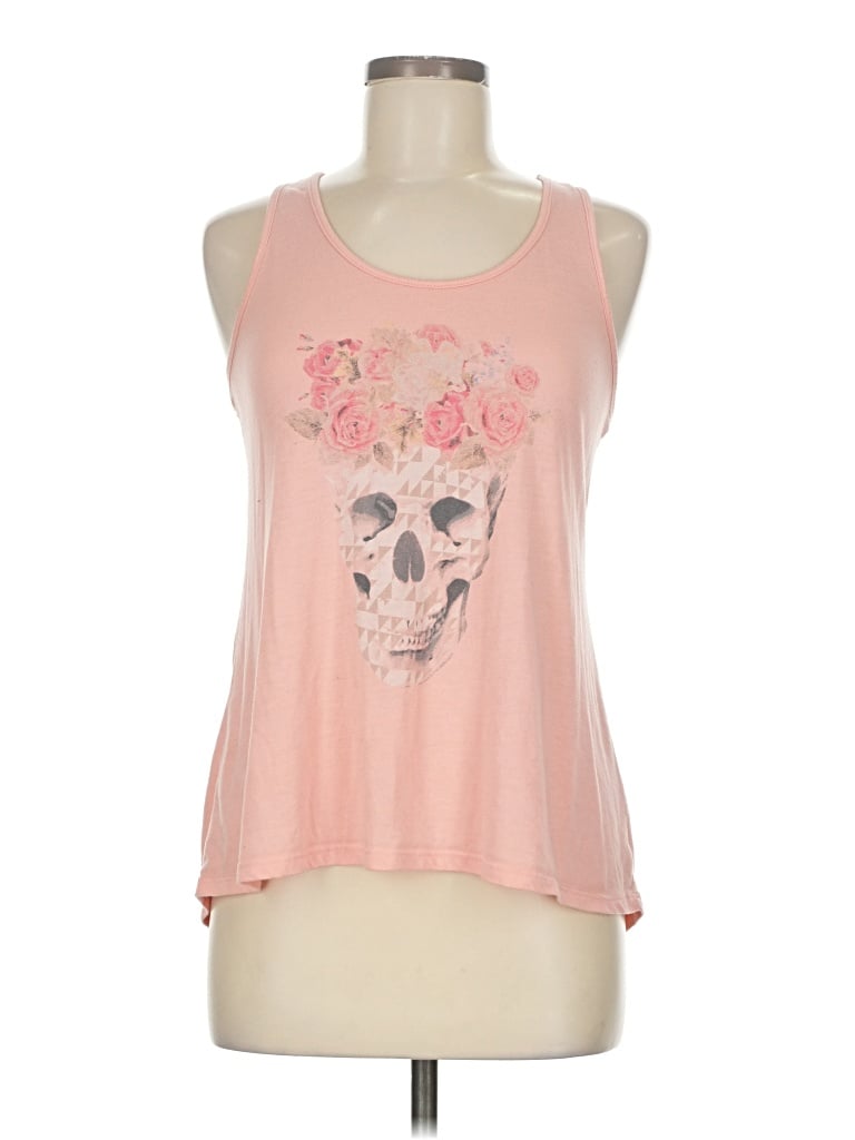 Pre-owned Wound Up Sleeveless T-shirt In Pink