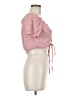 Shein 100% Polyester Pink Short Sleeve Blouse Size 8 - 10 - photo 4