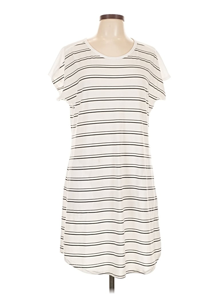 Pre-owned Exofficio Casual Dress In White