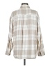Z Supply Plaid Tan Long Sleeve Button-Down Shirt Size M - photo 2