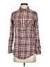 Japna Plaid Red Long Sleeve Button-Down Shirt Size S - photo 1
