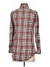 Japna Plaid Red Long Sleeve Button-Down Shirt Size S - photo 2