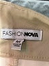 Fashion Nova 100% Polyurethane Tan Khakis Size M - photo 4