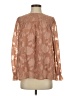 Funlingo 100% Polyester Brown Long Sleeve Blouse Size S - photo 1