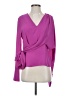 Atlein Collective 100% Polyester Purple Long Sleeve Blouse Size 4 - photo 1