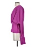 Atlein Collective 100% Polyester Purple Long Sleeve Blouse Size 4 - photo 5