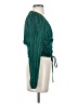 Lulus 100% Polyester Green Long Sleeve Blouse Size S - photo 4