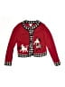 Hartstrings 100% Cotton Checkered-gingham Red Cardigan Size 6X - photo 1