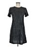 Theory Houndstooth Gray Casual Dress Size M - photo 1