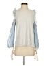 Clu Blue 3/4 Sleeve Blouse Size S - photo 1