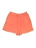 Elan 100% Viscose Hearts Orange Shorts Size M - photo 1