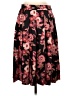 Unbranded 100% Silk Floral Black Silk Skirt Size S (estimated) - photo 1