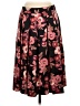 Unbranded 100% Silk Floral Black Silk Skirt Size S (estimated) - photo 2