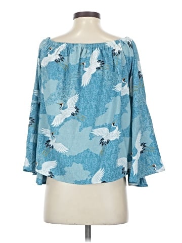 Just Fab 3/4 Sleeve Blouse (view 1)