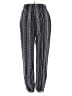 Shein 100% Polyester Print Black Casual Pants Size S - photo 2