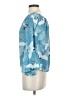 Just Fab Blue 3/4 Sleeve Blouse Size S - photo 4