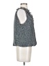 Max Studio 100% Polyester Gray Black Sleeveless Blouse Size S - photo 4