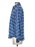Zara Print Blue Long Sleeve Blouse Size XS - photo 5