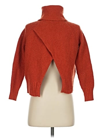 Madewell Eastbrook Turtleneck Cross-Back Sweater in Cotton-Merino Yarn (view 2)