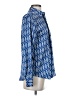 Zara Print Blue Long Sleeve Blouse Size XS - photo 4