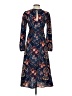 I. Madeline 100% Polyester Paisley Blue Casual Dress Size XS - photo 2