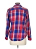 Old Navy 100% Cotton Plaid Red Long Sleeve Button-Down Shirt Size L - photo 2