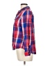 Old Navy 100% Cotton Plaid Red Long Sleeve Button-Down Shirt Size L - photo 5