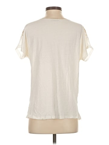 Zara W&B Collection Short Sleeve Blouse (view 2)