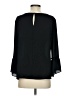 Ann Taylor LOFT 100% Polyester Black 3/4 Sleeve Blouse Size S - photo 2