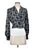 Toccin 100% Polyester Gray Long Sleeve Blouse Size 4 - photo 1