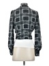 Toccin 100% Polyester Gray Long Sleeve Blouse Size 4 - photo 2