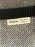 Shein Argyle Black Sweater Vest Size 11 - 12 - photo 7