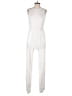 Boohoo Solid White Jumpsuit Size 8 - photo 1