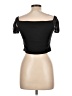 Leith Black Short Sleeve Top Size L - photo 2