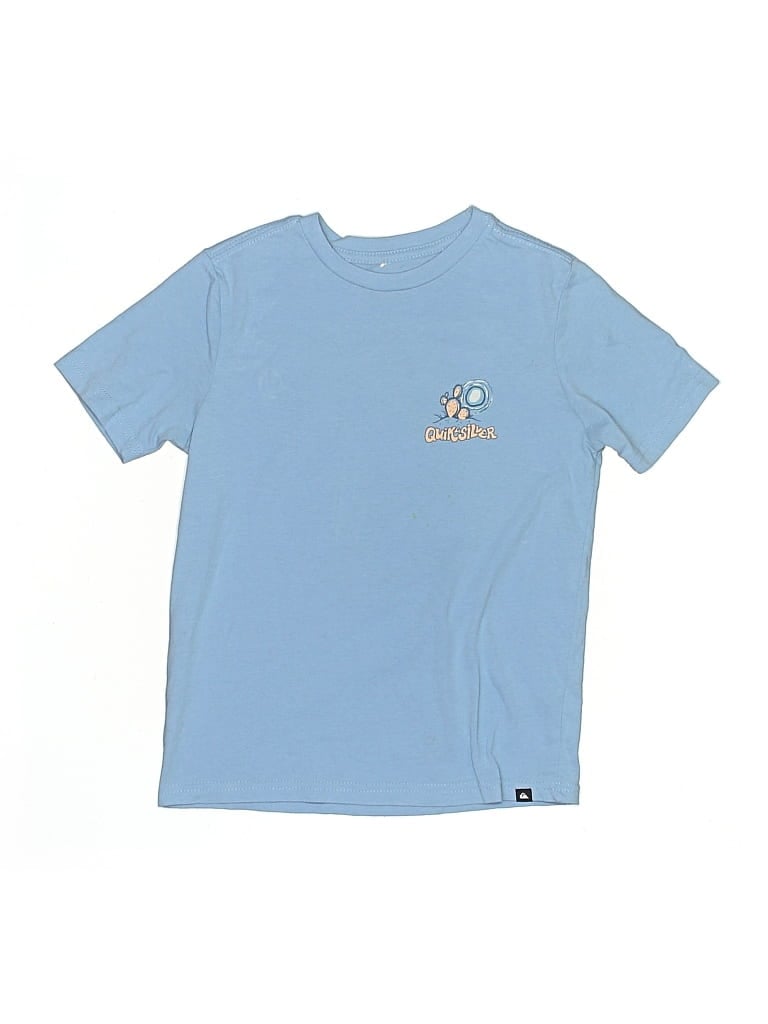 Pre-owned Quiksilver Kids' Short Sleeve T-shirt In Blue