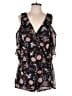 Bailey Blue 100% Polyester Floral Black Romper Size M - photo 1