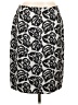 Emerson Fry 100% Polyester Print Gray Formal Skirt Size 10 - photo 1