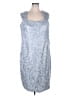 Assorted Brands Silver Blue Cocktail Dress Size XXL (estimated) - photo 1