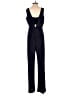 Gianni Bini Chevron-herringbone Blue Jumpsuit Size 2 - photo 2