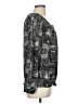 Daisy Fuentes Gray Long Sleeve Blouse Size M - photo 4