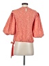 Vince Camuto 100% Polyester Orange 3/4 Sleeve Blouse Size XS - photo 2