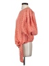 Vince Camuto 100% Polyester Orange 3/4 Sleeve Blouse Size XS - photo 5