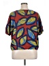 Corey Lynn Calter 100% Lenzing Ecovero Viscose Orange Short Sleeve Blouse Size 1X - photo 2