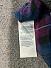 Chaps 100% Cotton Plaid Purple 3/4 Sleeve Button-Down Shirt Size 3X - photo 8